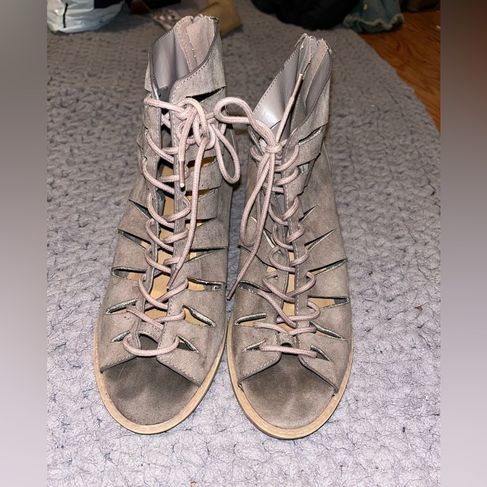 Heeled boots.